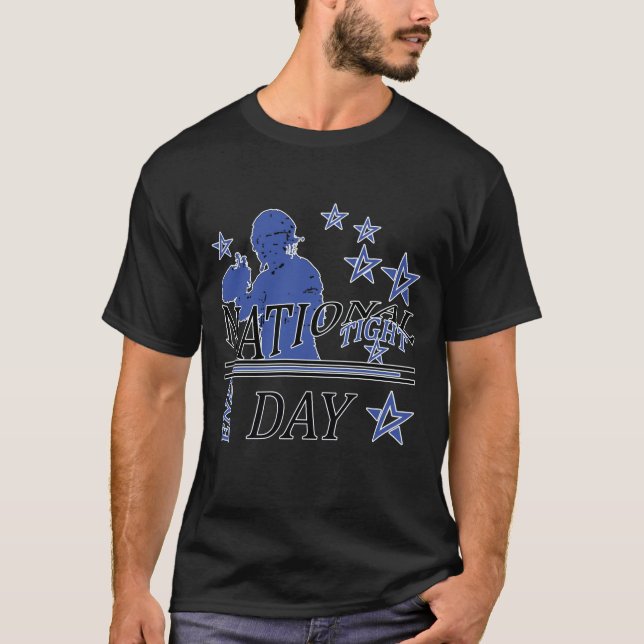 Nationell täta slutdag t shirt (Framsida)