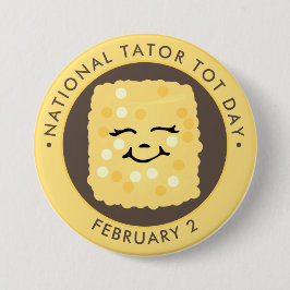 Nationell Tater Tot Day, kawaii tot Knapp