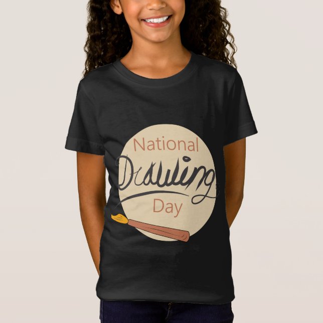 Nationell Teckning-dagbok T Shirt (Framsida)