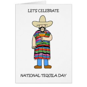 Nationell tequiladag - 24 juli hälsningskort