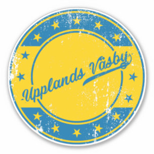 Nationell - Upplands Väsby Sverige Sverige Stick Klistermärken