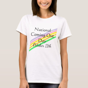 Nationell utgående dag 11 oktober t shirt