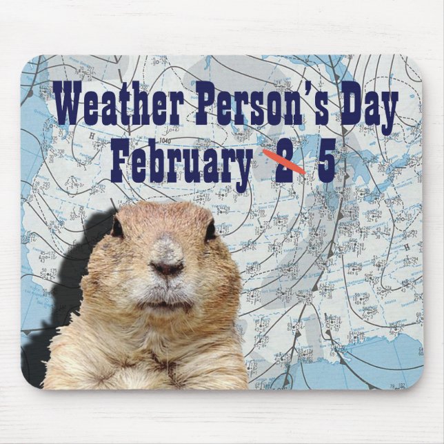 Nationell väderdag, dag 5 februari musmatta (Framsidan)