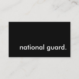 nationell vakt. visitkort