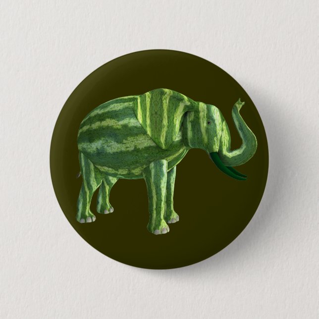 Nationell vattenmelondag Elephant Knapp (Framsida)