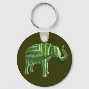 Nationell vattenmelondag Elephant Nyckelring