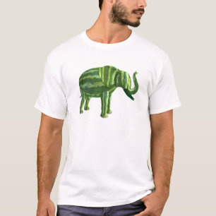 Nationell vattenmelondag Elephant Tee Shirt