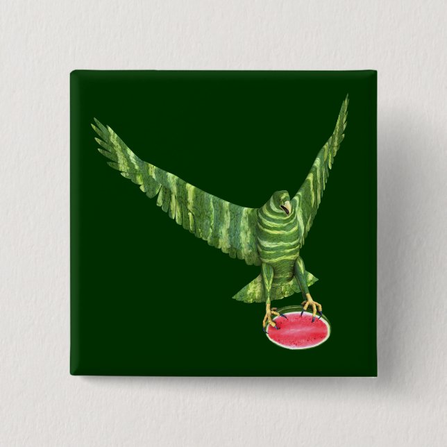 Nationell vattenmelondagseagle knapp (Framsida)