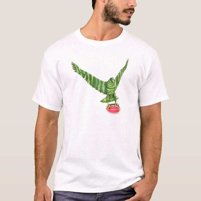 Nationell vattenmelondagseagle tee (Framsida)