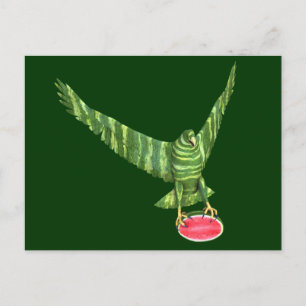 Nationell vattenmelondagseagle vykort