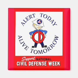 Nationell vecka för civilförsvar magnet