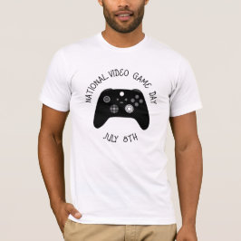 Nationell videospelsdag 8 juli t shirt