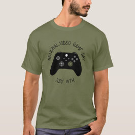 Nationell videospelsdag 8 juli t shirt