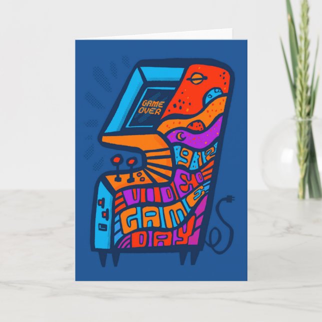 Nationell videospelsdag 9 september kort (Framsida)