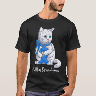Nationella Addisons Sjukdomsmedvetenhet Månad Blåt T Shirt