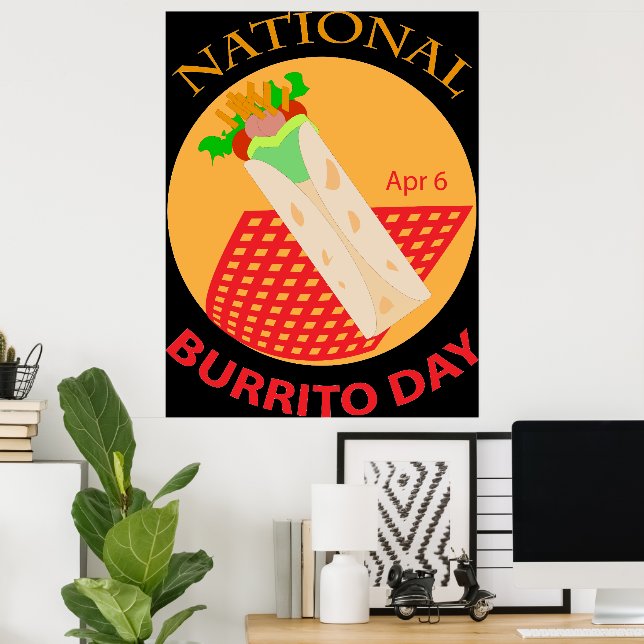 Nationella burritodagen Poster (Hemmakontoret)
