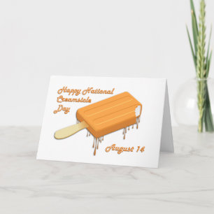 Nationella Creamsicle-dagen 14 augusti Kort