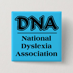 Nationella Dyslexiföreningen Roliga Knappen Humor Knapp