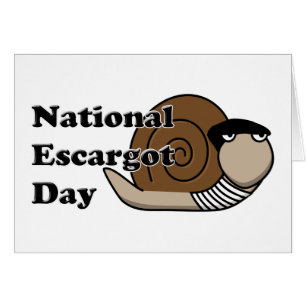 Nationella Escargot-dagen OBS Kort