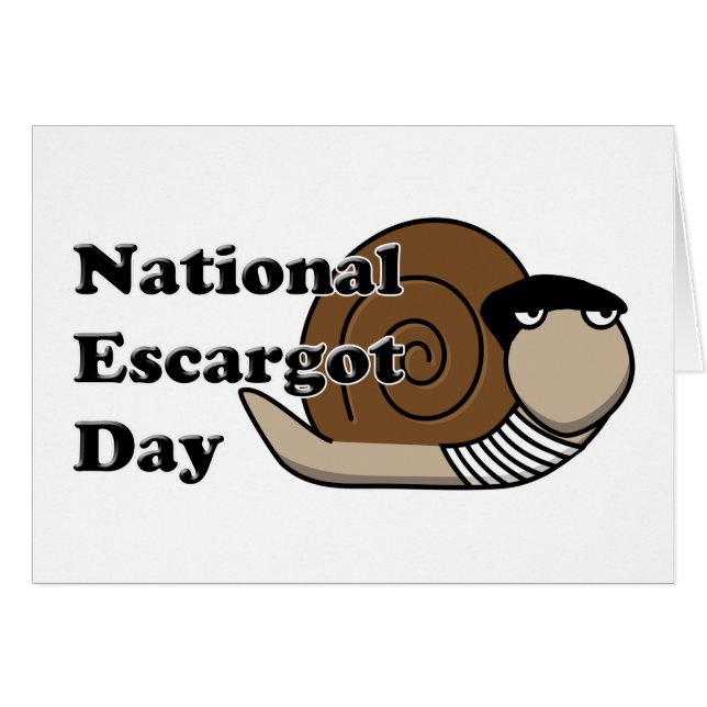 Nationella Escargot-dagen OBS Kort (Framsidan Horizontal)