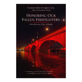 Nationella Fallna Brandmäns Dag London Bridge Fototryck