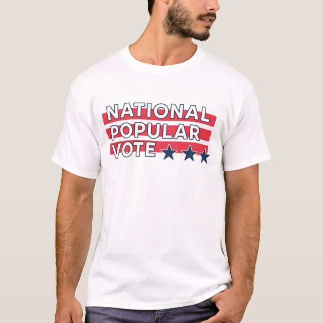 Nationella folkliga röstsedlar t shirt (Framsida)