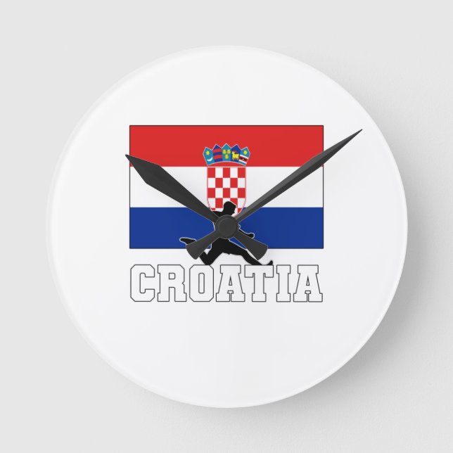 Nationella fotbollsförbundet i Kroatien Rund Klocka (Framsida)