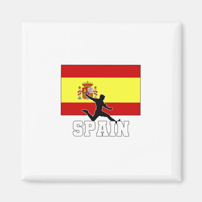 Nationella fotbollslaget i Spanien Magnet (Framsidan)