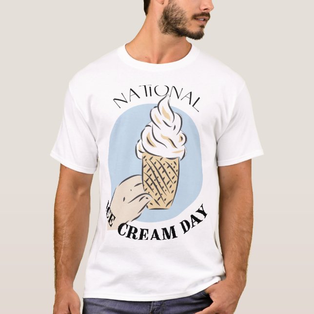 Nationella Glassdagen skylt T Shirt (Framsida)