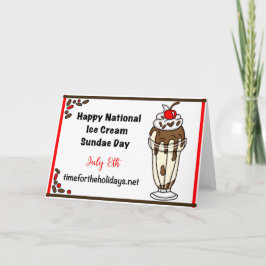 Nationella Glassondag, 8 juli Kort