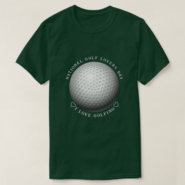 Nationella golfdagssporter t shirt (Design framsida)