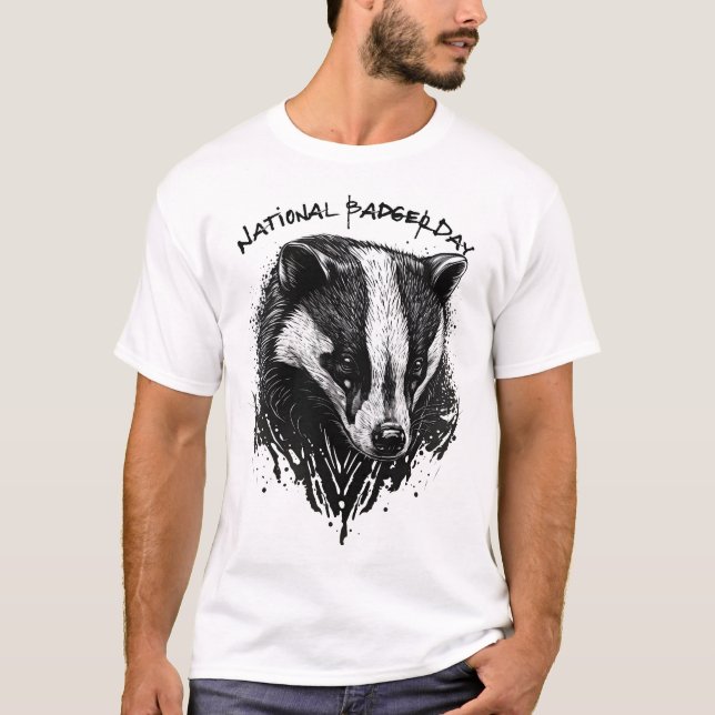 Nationella grävlingdagen t shirt (Framsida)