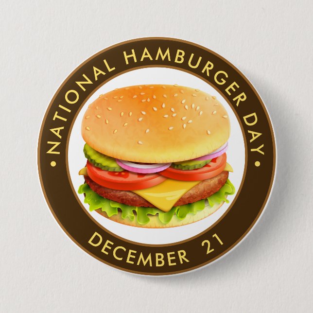 Nationella Hamburger-dagen Knapp (Framsida)