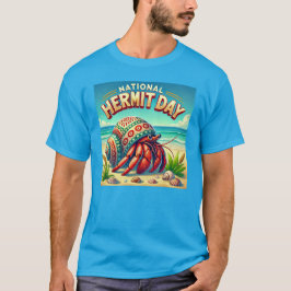 Nationella Hermit Day T Shirt