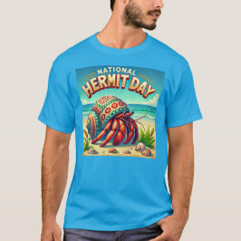 Nationella Hermit Day T Shirt