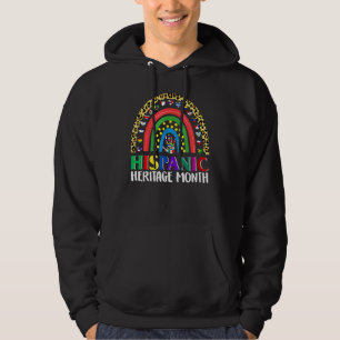 Nationella Hispanic Heritage Month Rainbow All Räk Hoodie