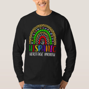 Nationella Hispanic Heritage Month Rainbow All Räk T Shirt