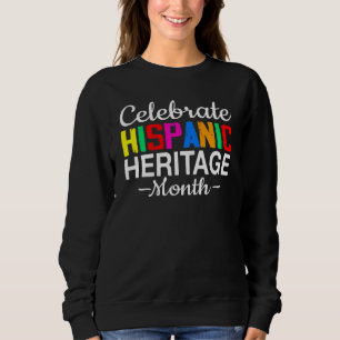 Nationella Hispanic Heritage Month Regnbåge Alla R T Shirt