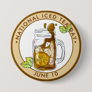 Nationella Iced Tea Day Knapp