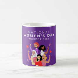 Nationella kvinnodagen kaffemugg