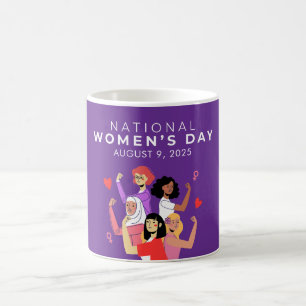 Nationella kvinnodagen kaffemugg