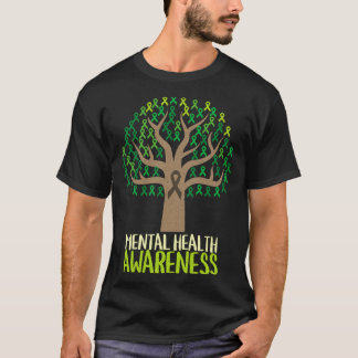 Nationella månadsträdet för mental hälsa t shirt