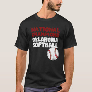 Nationella mästare i softball softball t shirt