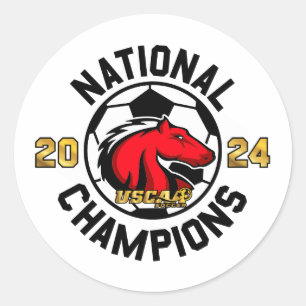Nationella mästerskapen 2024 - Sticker Runt Klistermärke