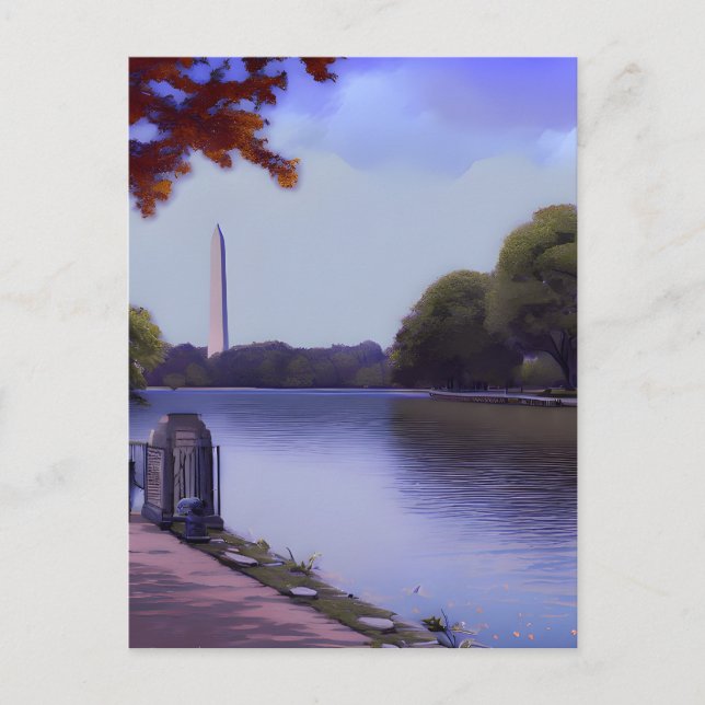 Nationella minnesmärket i Washington D.C. Vykort (Framsida)