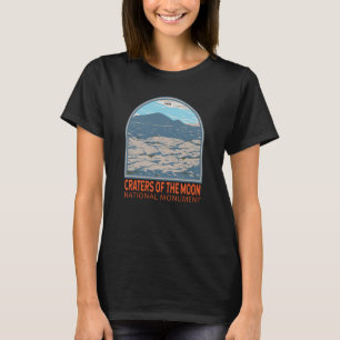 Nationella minnesmärket Idaho Retro i Måne T Shirt