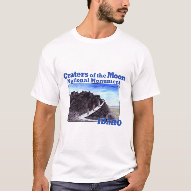 Nationella minnesmärket Måne, Idaho T Shirt (Framsida)