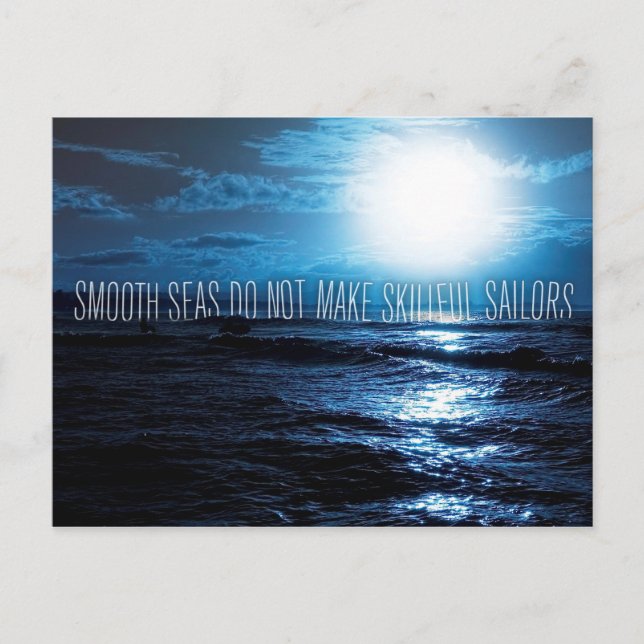 Nationella och motiverade citat vykort (Framsida)