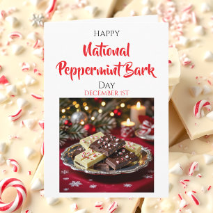 Nationella Pepparmynta Bark-dagen 1 dec Kort