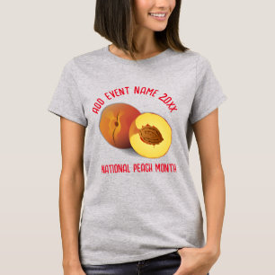 Nationella persikmånaden t shirt